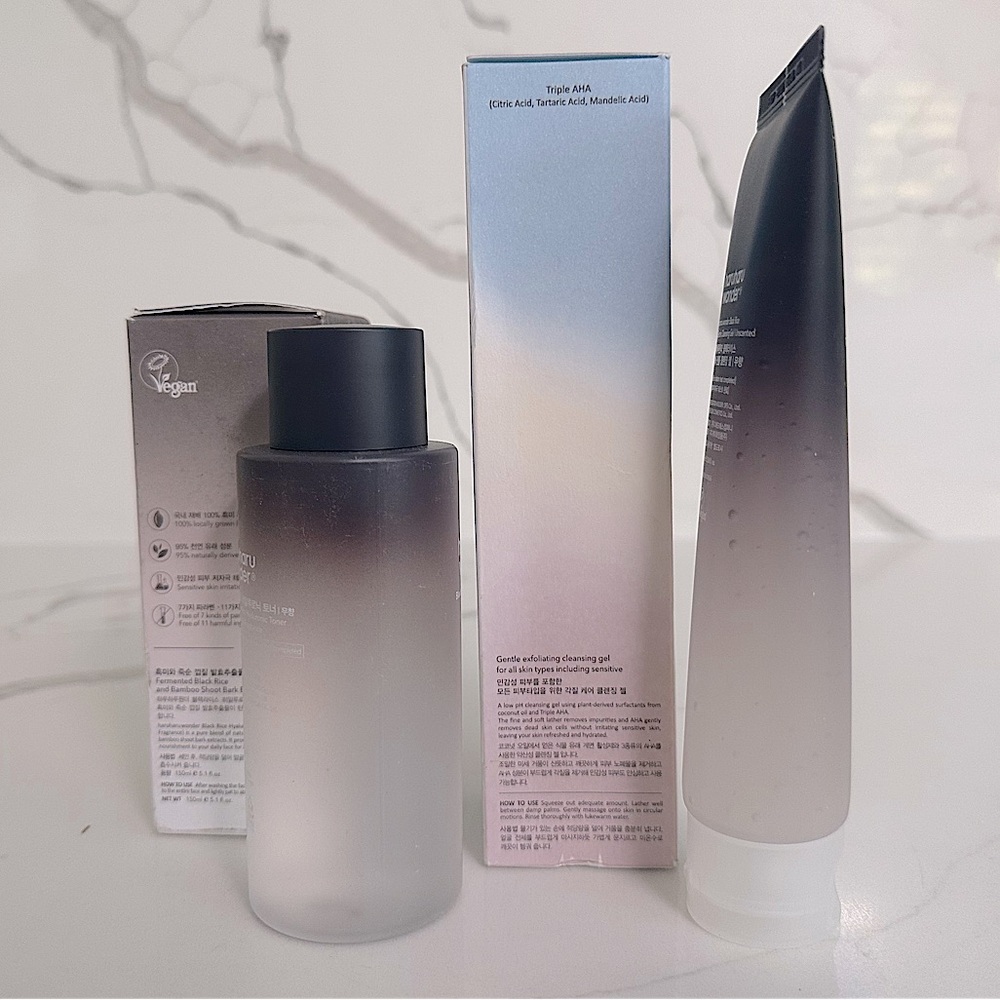 🔥2/$40🔥 BNIB Haruharu Wonder Black Rice Cleanser Gel & Toner Korean Skincare Set - Picture 5 of 9